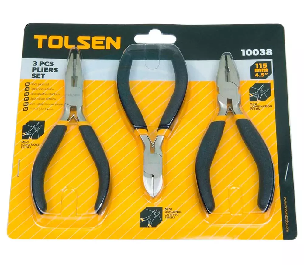 Набор ручных инструментов Tolsen 10038 3шт. photo 2