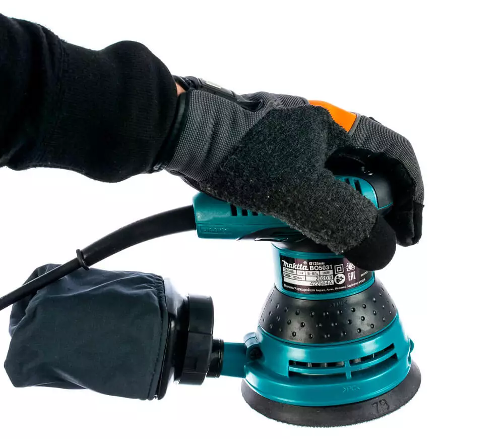 Mașină de șlefuit excentrică MAKITA BO5031 300w 125mm photo 2