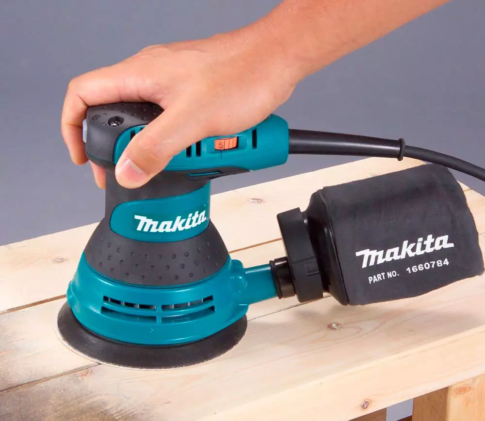 Mașină de șlefuit excentrică MAKITA BO5031 300w 125mm photo 10