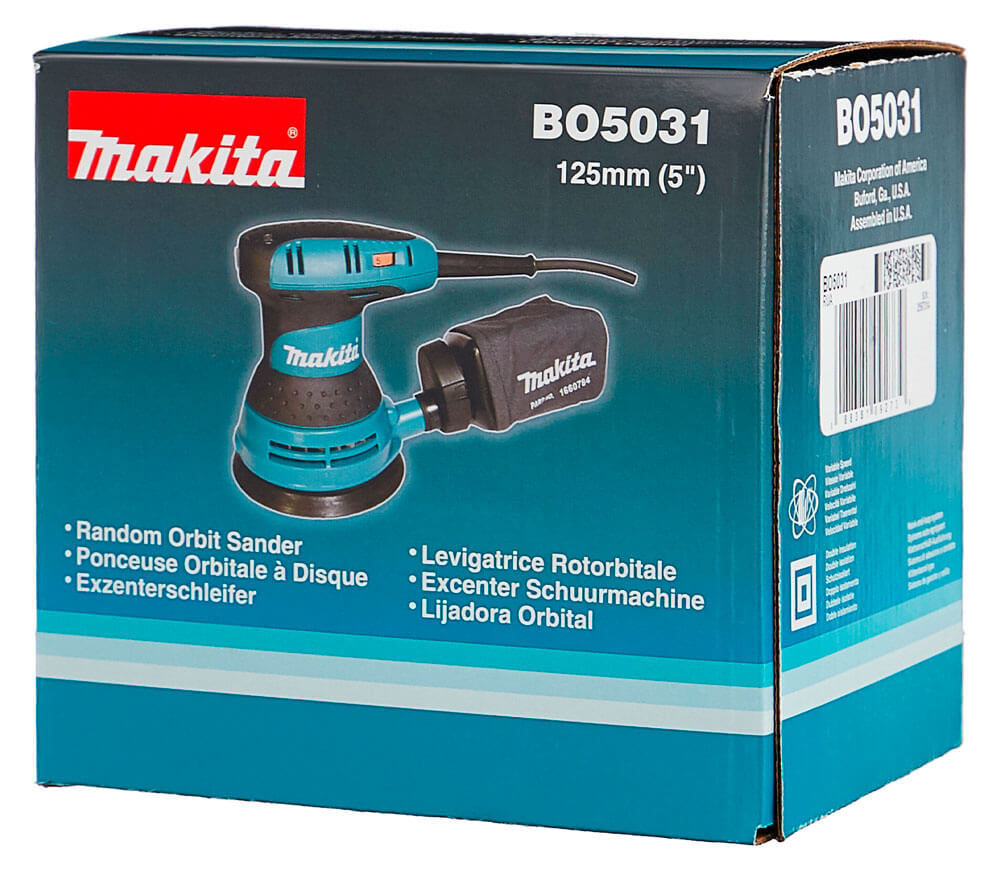 Шлифмашина эксцентриковая MAKITA BO5031 300вт 125мм photo 9