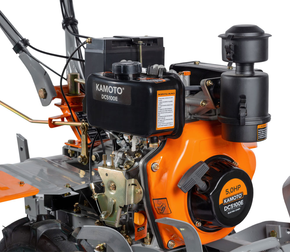 Мотокультиватор KAMOTO DC5100E Дизель 5лс photo 2
