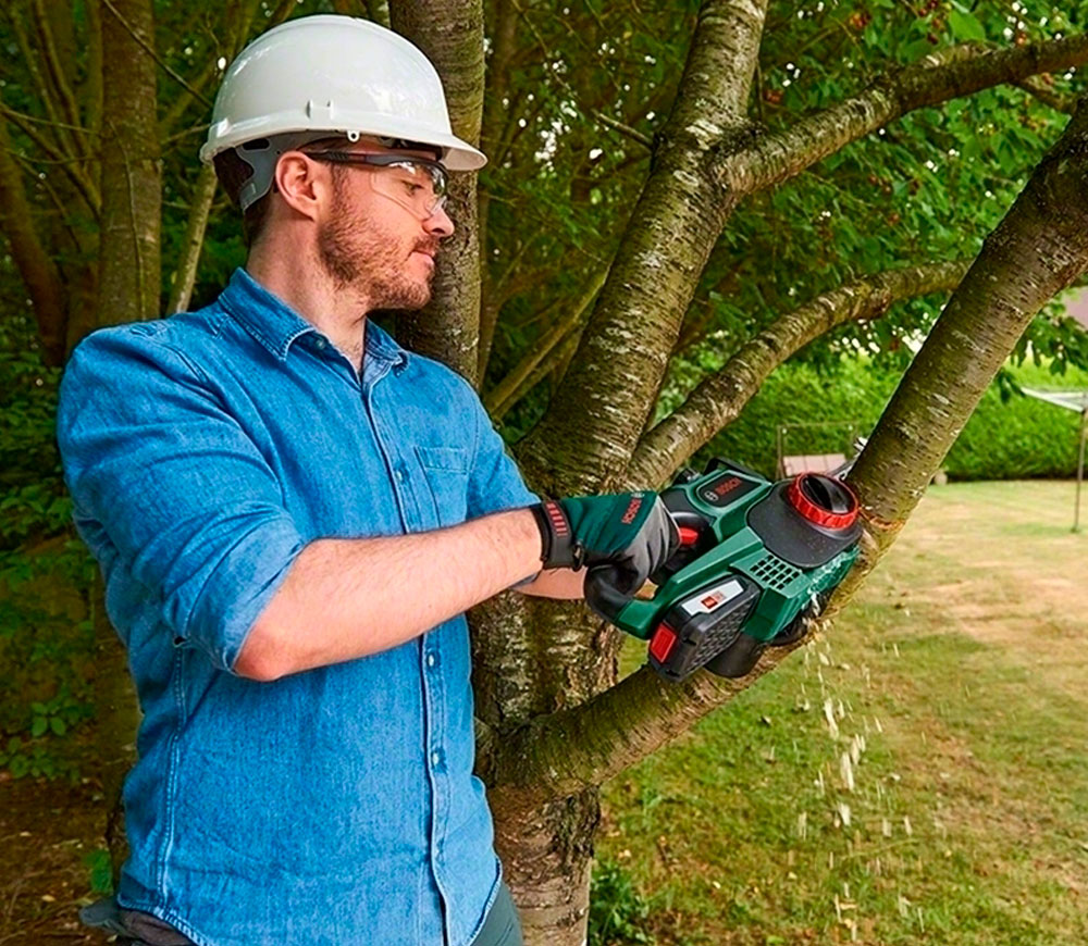 Цепная пила аккумуляторная (без аккумуляторов) BOSCH UniversalChain 200мм 18В photo 5