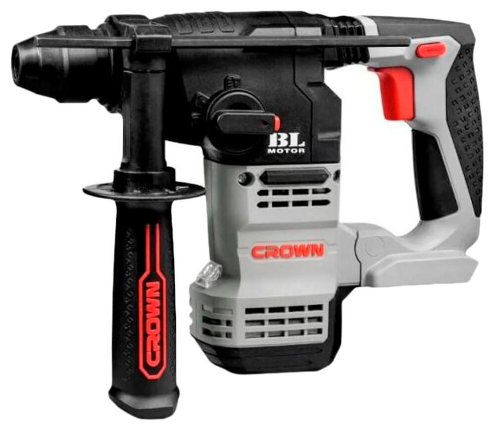Перфоратор аккумуляторный CROWN CT28001HX-4 BMC 2.3Дж 20В 4Ач photo 0