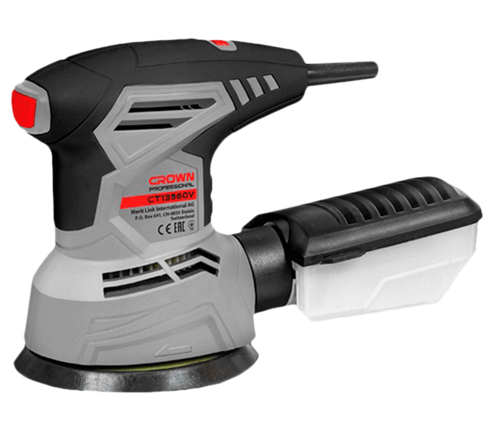 Шлифмашина эксцентриковая CROWN CT13560V 300вт 125мм photo