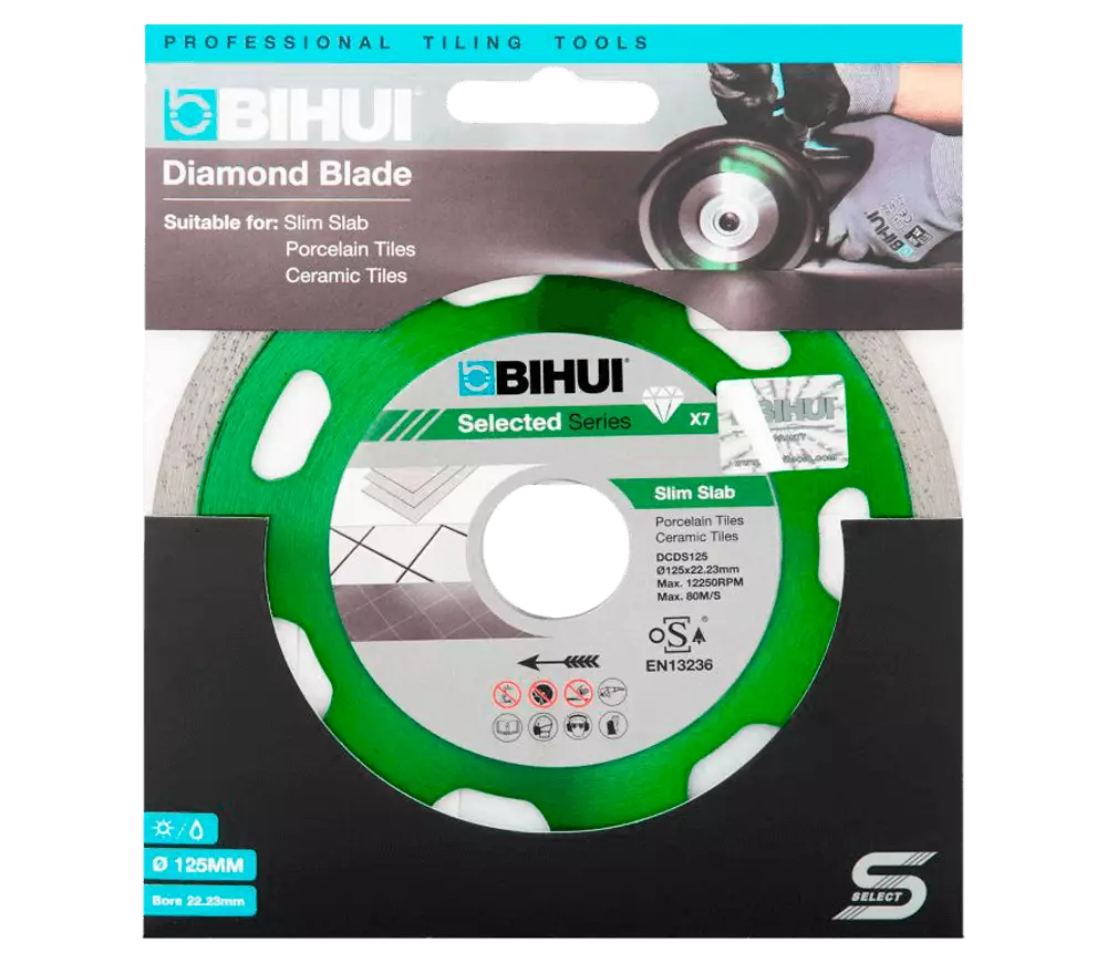 Disc de tăiat cu diamant B-SLIM BIHUI DCDS125 125mm segmentat photo