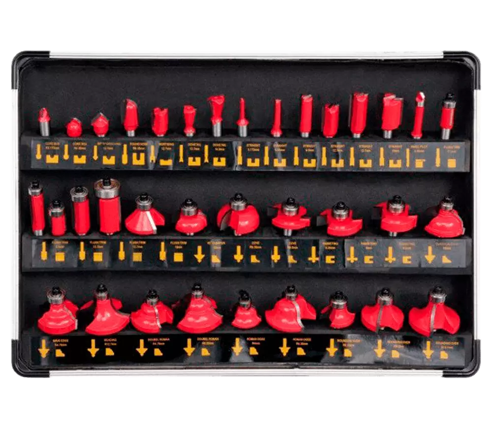 Set 35 freze pe lemn Yato YT6803 Ø8 mm photo