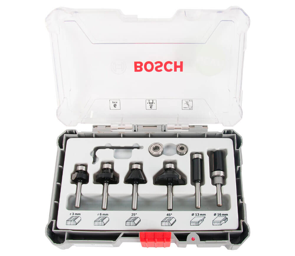 Набор фрез по дереву Bosch 2607017468 Ø6 мм photo 0