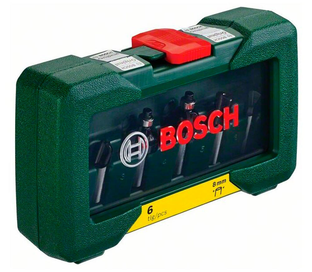 Набор 6 фрез по дереву Bosch 2607019463 Ø8 мм photo 1