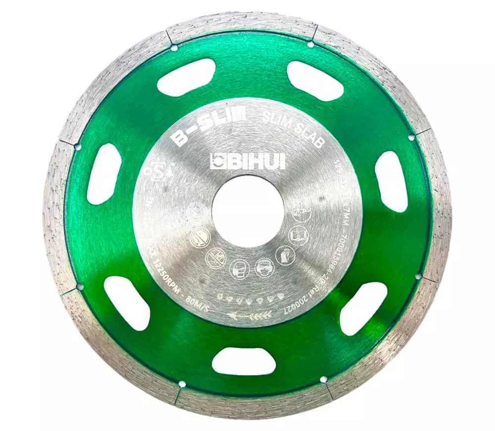 Disc de tăiat cu diamant B-SLIM BIHUI DCDS125 125mm segmentat photo 1