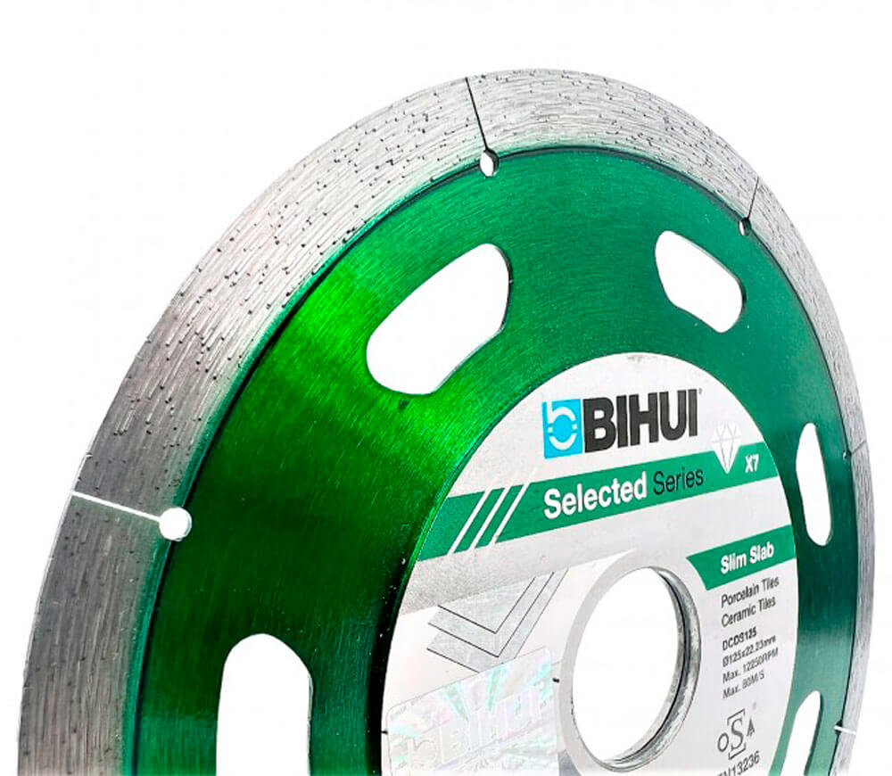 Алмазный отрезной диск B-SLIM BIHUI DCDS125 125мм сегментированный photo 2