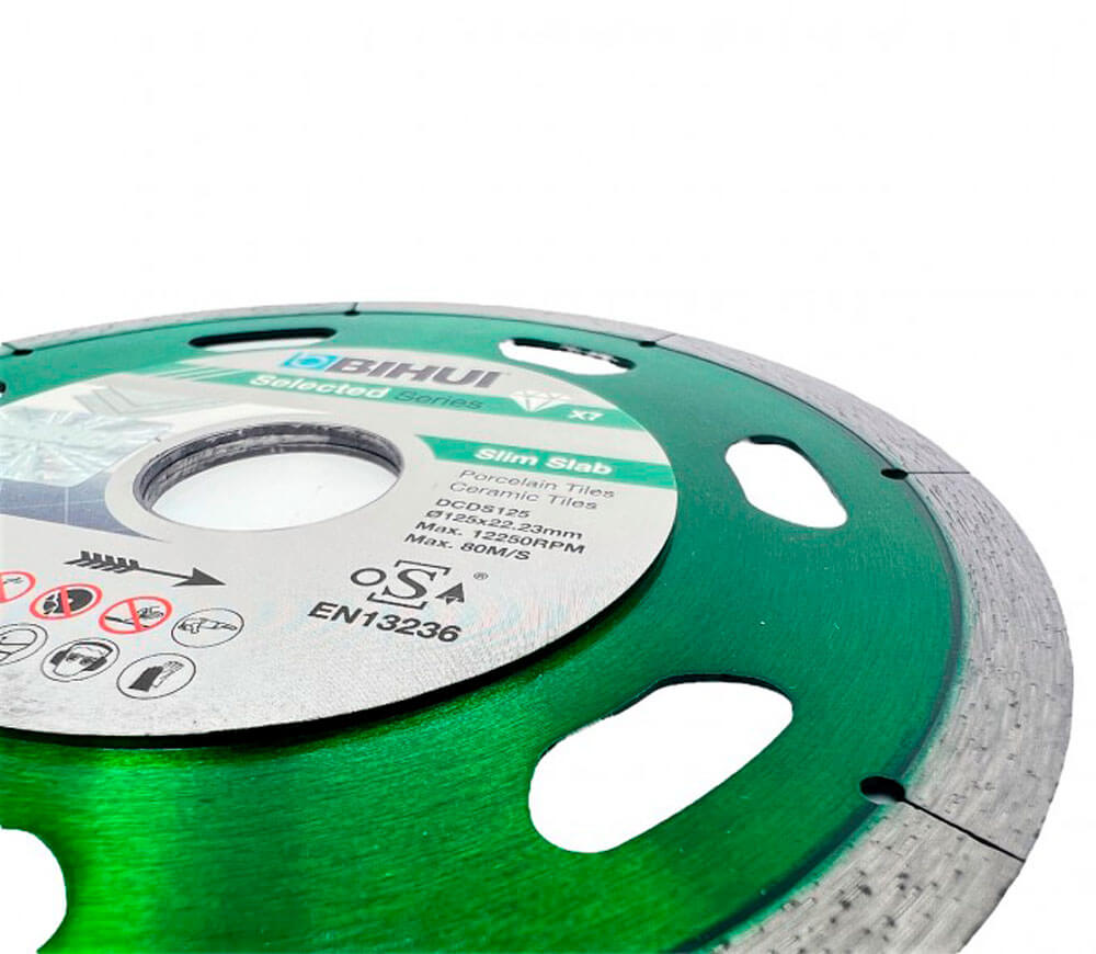 Алмазный отрезной диск B-SLIM BIHUI DCDS125 125мм сегментированный photo 3