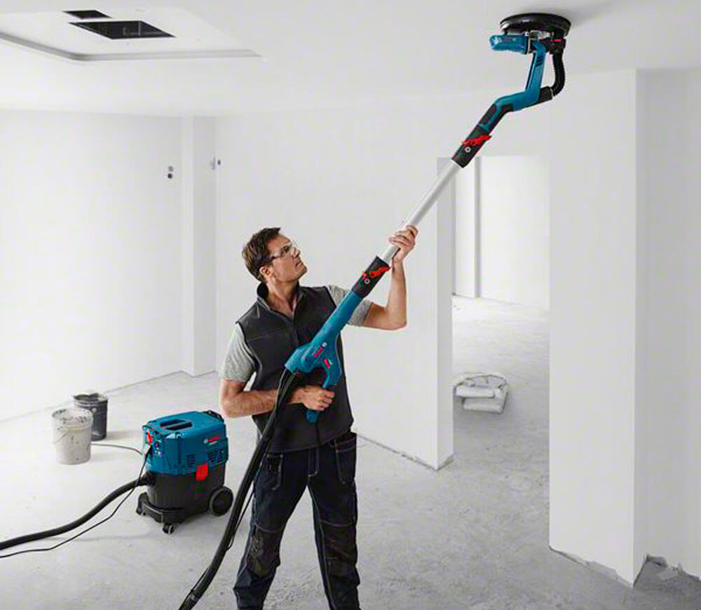Mașină de șlefuit pereți extensibilă BOSCH GTR 550 550w 215mm photo 5