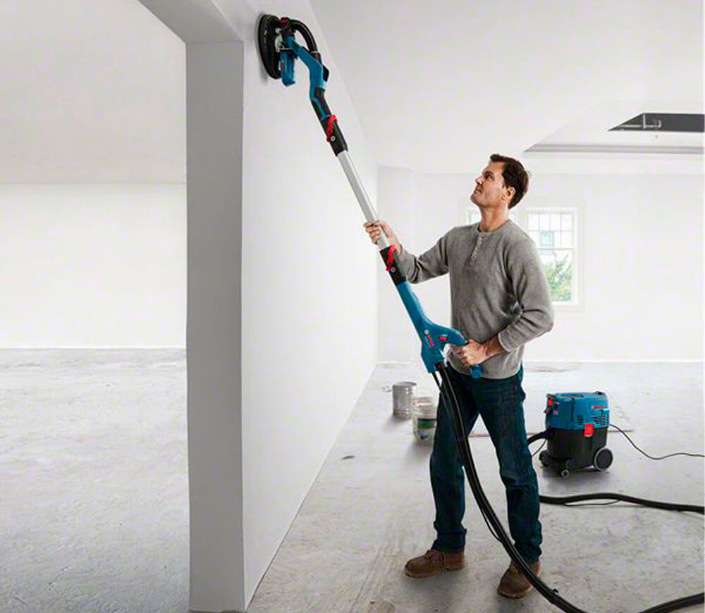 Mașină de șlefuit pereți extensibilă BOSCH GTR 550 550w 215mm photo 8