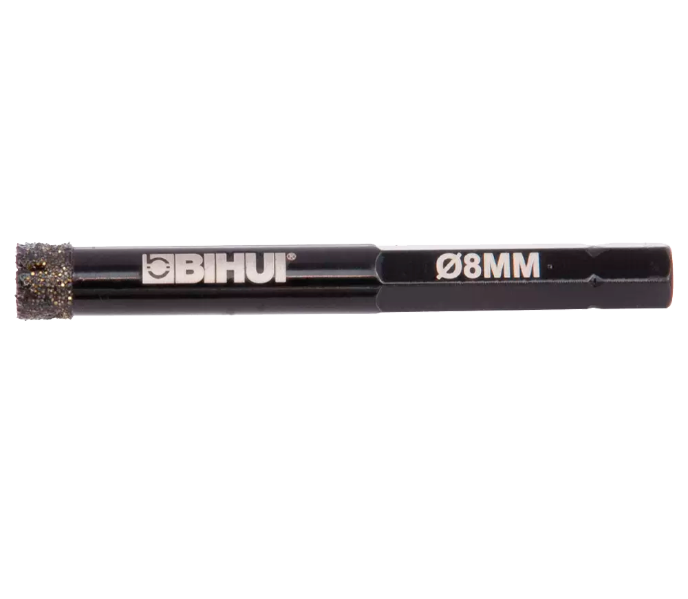 Коронка алмазная по керамограниту BIHUI DBW08 8мм photo 2