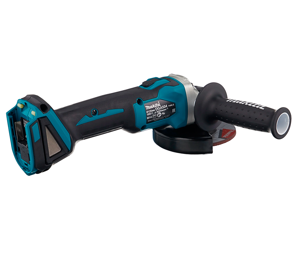 Угловая шлифмашина аккумуляторная MAKITA DGA504Z 125мм 18В  (без аккумулятора и зарядного устройства) photo 1