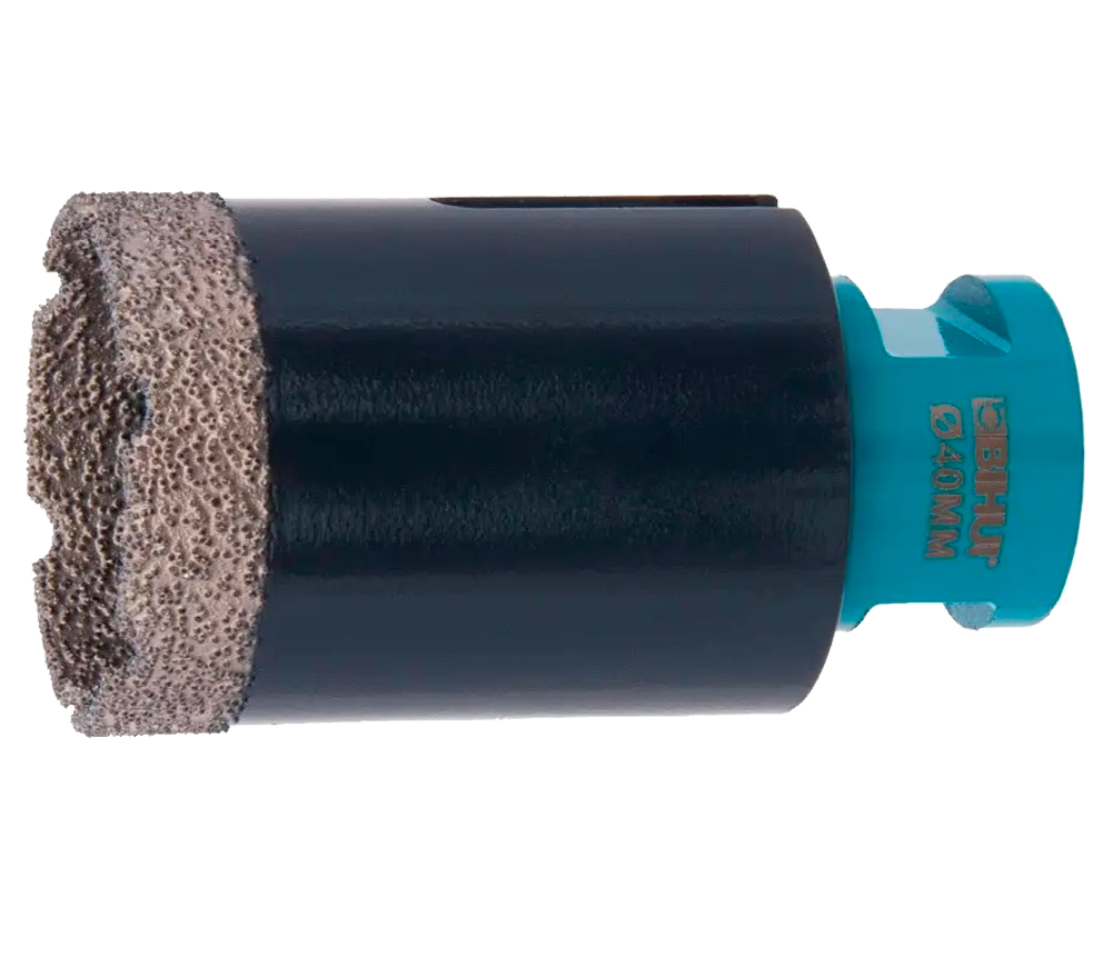 Коронка алмазная по керамограниту BIHUI DBDF40 40mm M14 photo 0