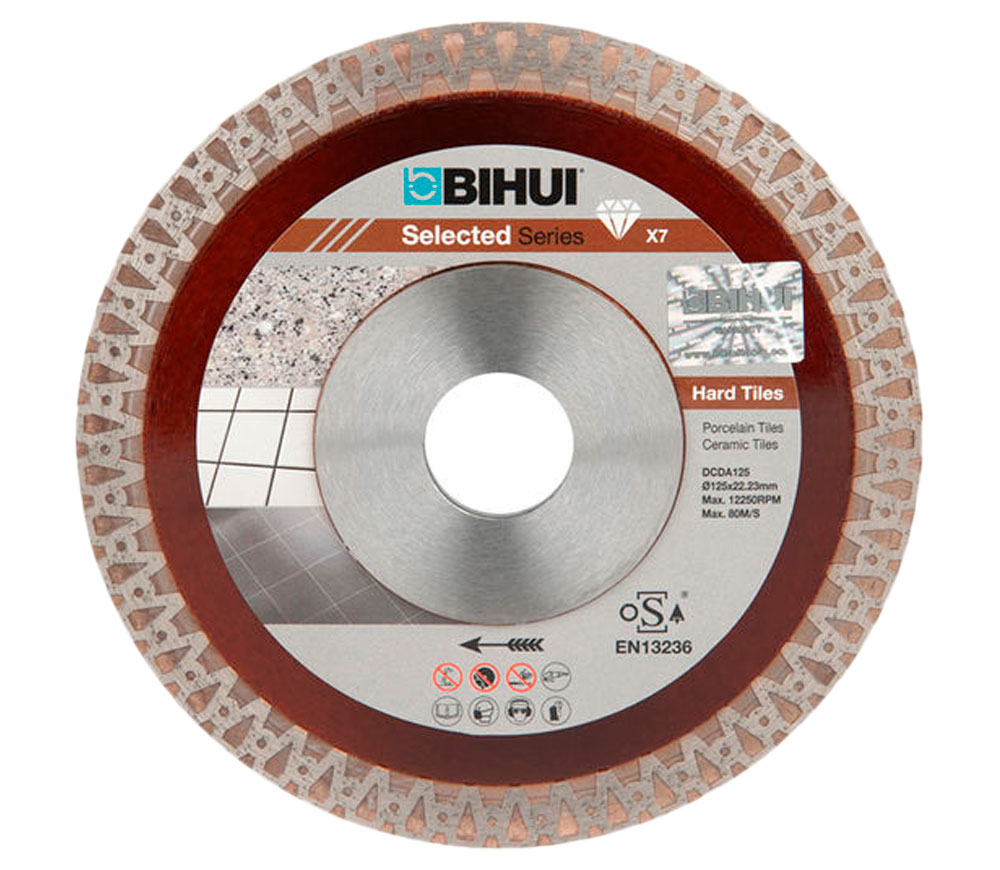 Disc de tăiat cu diamant B-MASTER BIHUI DCDA125 125mm turbo photo 0