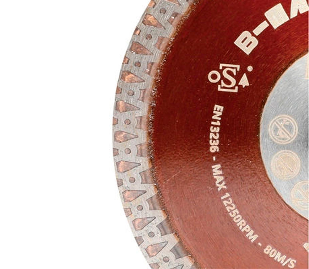 Disc de tăiat cu diamant B-MASTER BIHUI DCDA125 125mm turbo photo 2