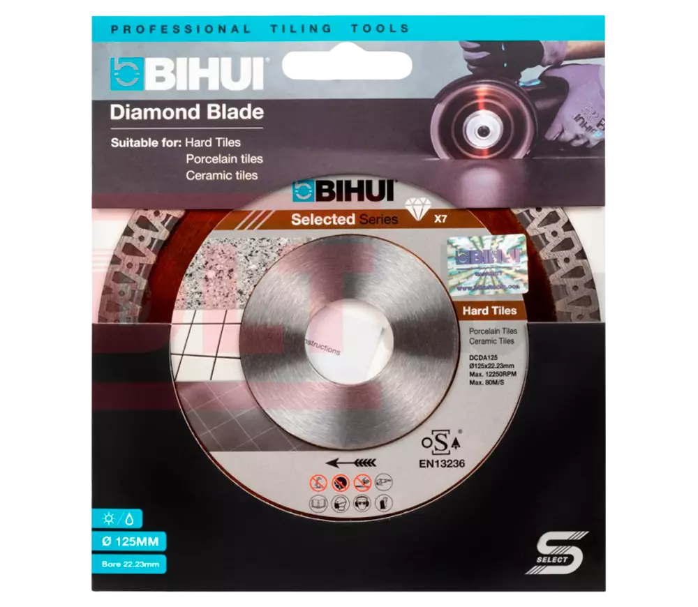 Алмазный отрезной диск B-MASTER BIHUI DCDA125 125мм турбо photo