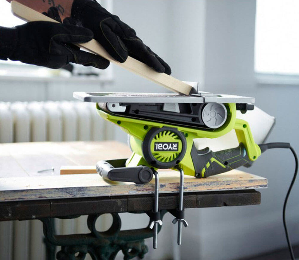 Шлифмашина ленточная RYOBI EBS800 800вт 76 мм photo 7