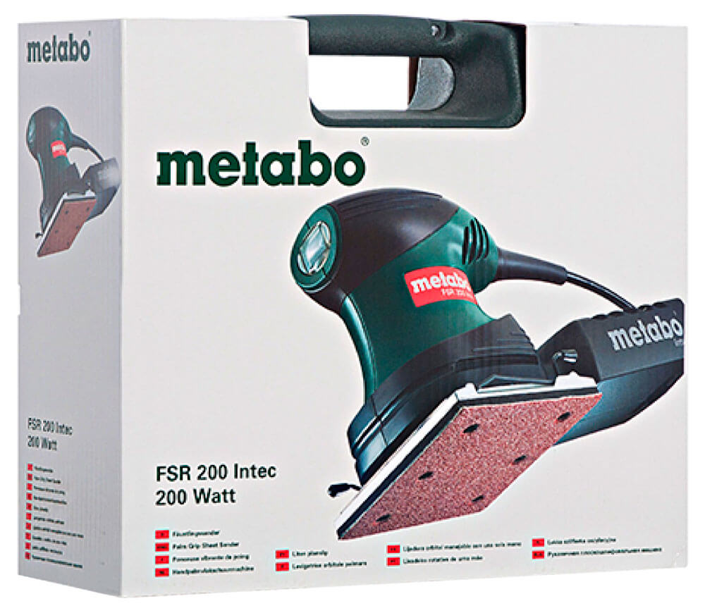 Шлифмашина вибрационная METABO FSR200Intec 200вт photo 5