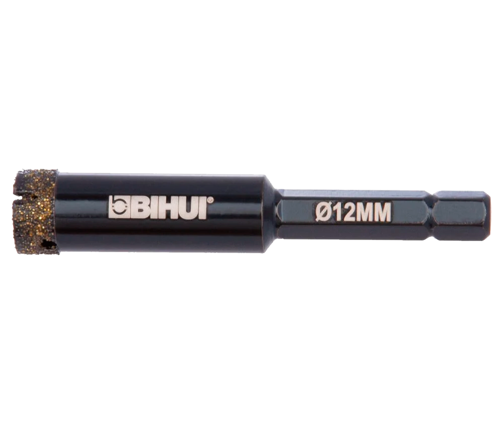 Коронка алмазная по керамограниту BIHUI DBW12 12мм photo 1