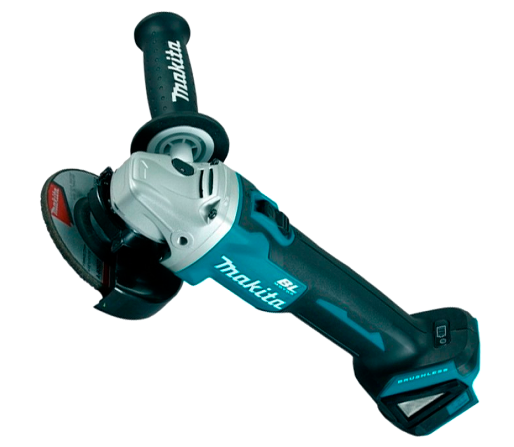Угловая шлифмашина аккумуляторная (без аккумуляторов) MAKITA DGA456Z 115мм 18В photo 2