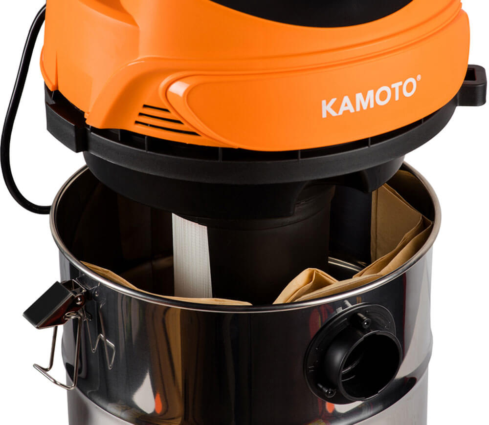 Пылесос промышленный KAMOTO VC 30 1200вт 170мбар 30л photo 5