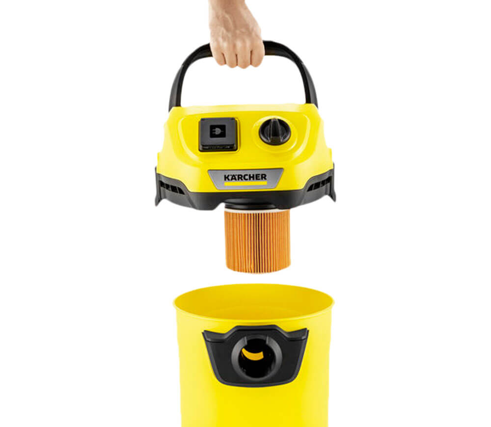 Пылесос промышленный KARCHER WD 3 P V-17/4/20 1000вт  17л photo 3