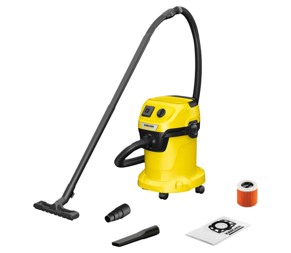 Пылесос промышленный KARCHER WD 3 P V-17/4/20 1000вт  17л photo 0