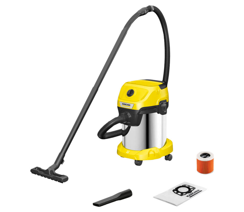 Пылесос промышленный KARCHER WD 3 S V-17/4/20 1000вт  17л photo 0