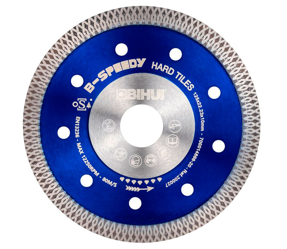 Алмазный отрезной диск B-SPEEDY BIHUI DCDM125 125мм турбо photo 4