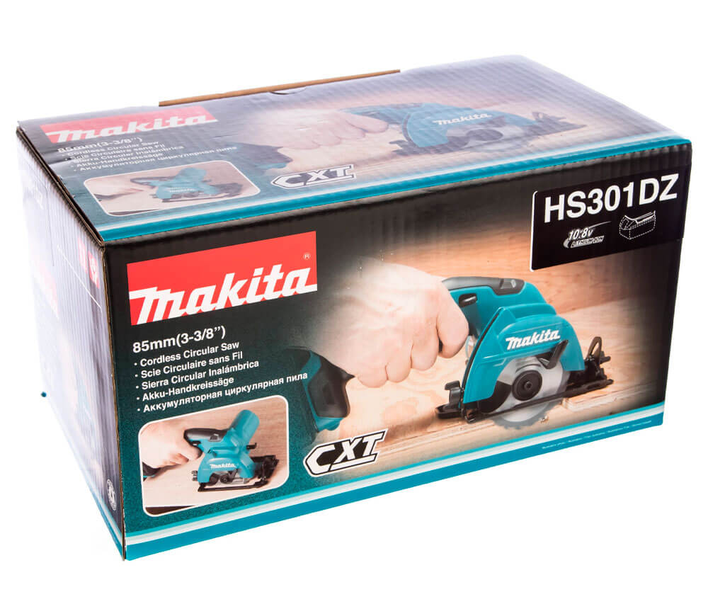 Дисковая пила аккумуляторная (без аккумуляторов) MAKITA HS301DZ 85мм 10.8В photo 10