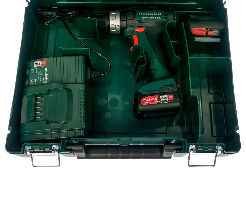 Шуруповерт аккумуляторный METABO PowerMaxx SB12 (601076500) 12В 2Ач photo 5