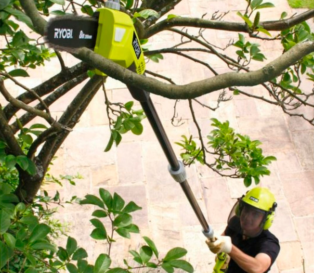 Цепная пила аккумуляторная (без аккумуляторов) RYOBI OPP1820 200мм 18В photo 4