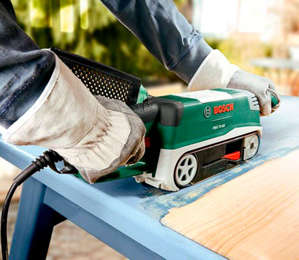 Шлифмашина ленточная BOSCH PBS75A 710вт 76 мм photo 9