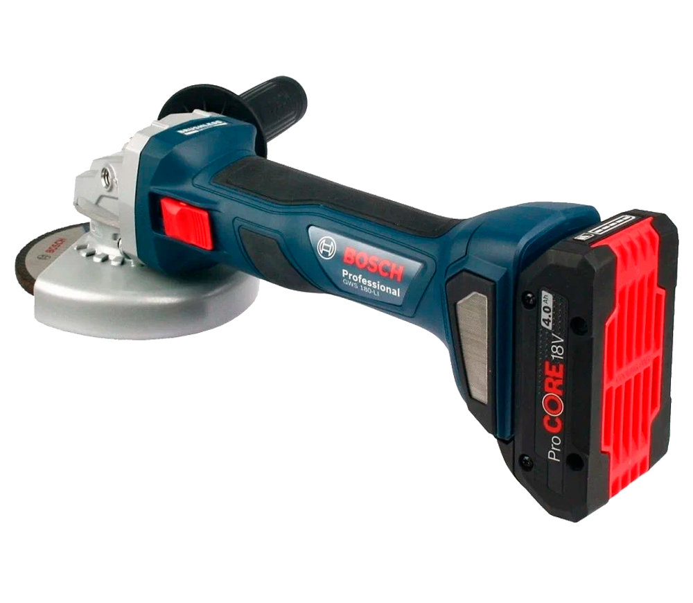 Угловая шлифмашина аккумуляторная (без аккумуляторов) BOSCH GWS 180-Li 120мм 18В photo 0