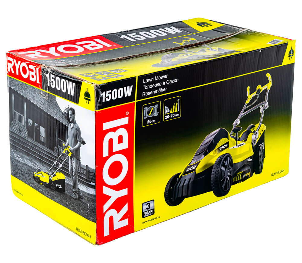 Газонокосилка электрическая RYOBI RLM15E36H 1500вт 360мм photo 17