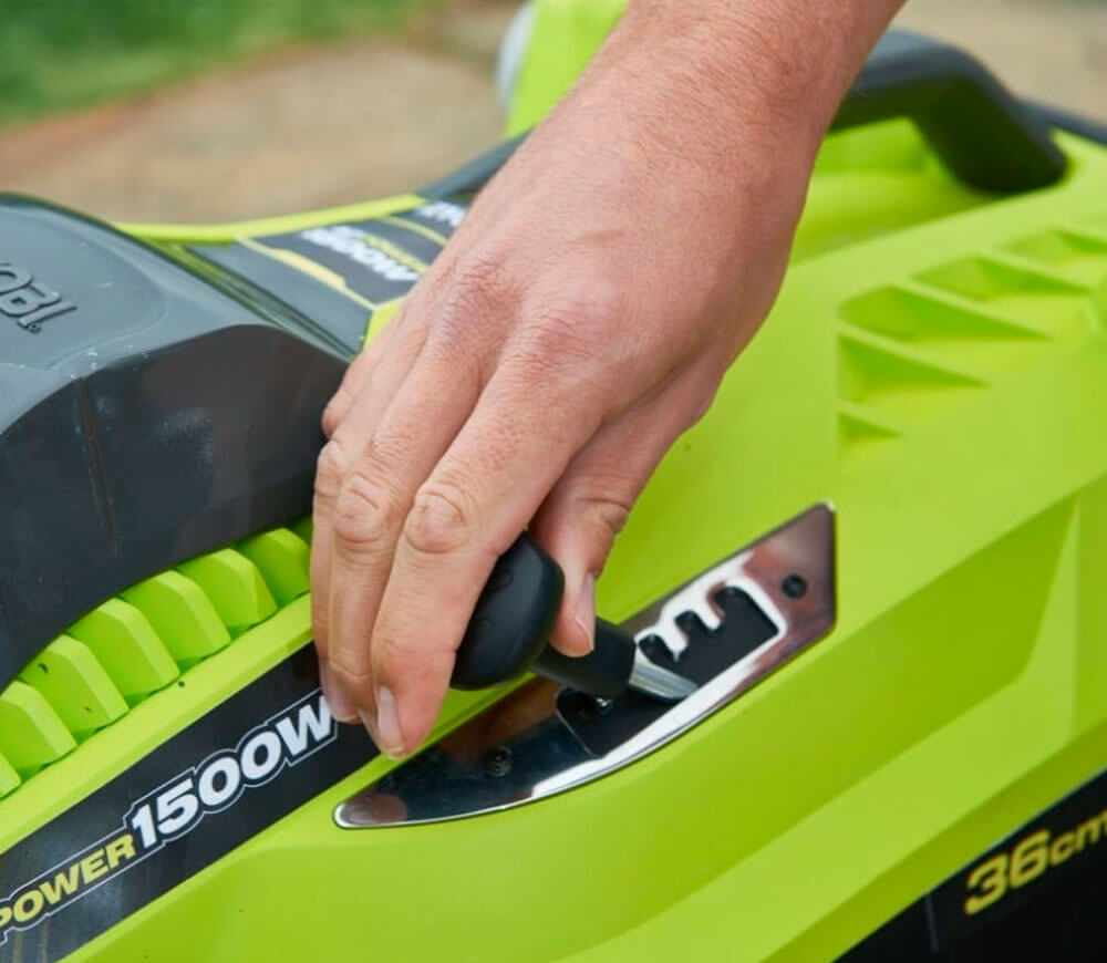 Газонокосилка электрическая RYOBI RLM15E36H 1500вт 360мм photo 10