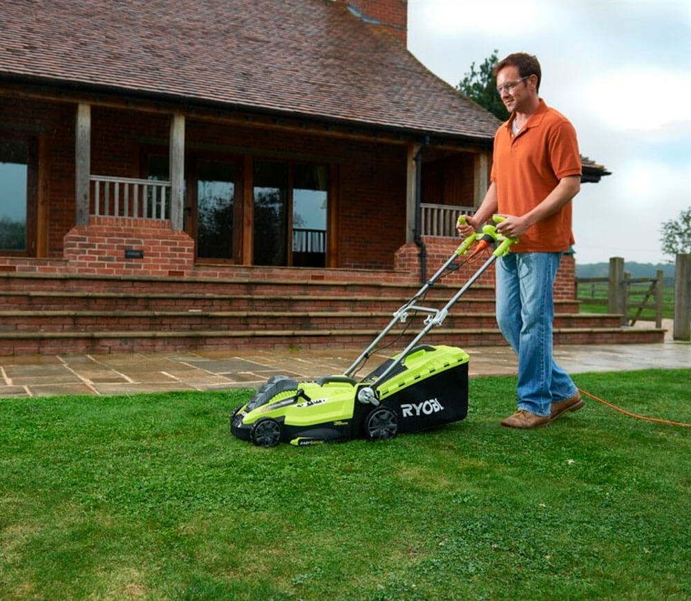 Газонокосилка электрическая RYOBI RLM15E36H 1500вт 360мм photo 13