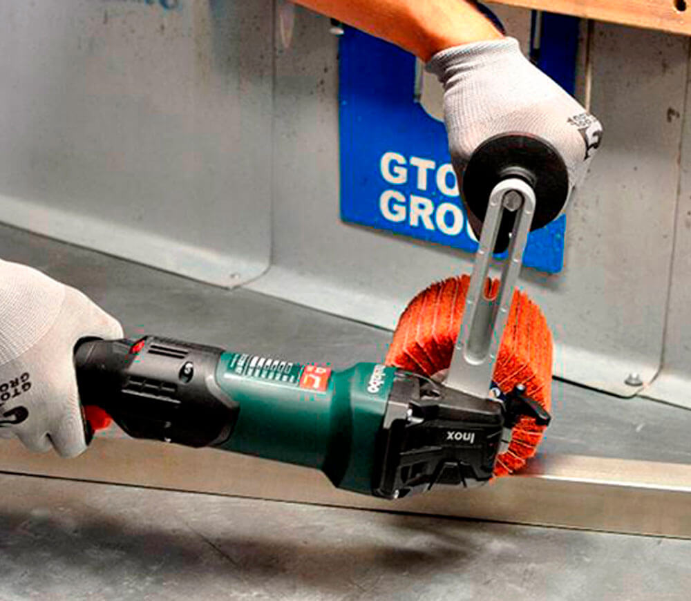 Шлифмашина  щеточная METABO SE 17-200 RT 1700вт 200мм photo 4
