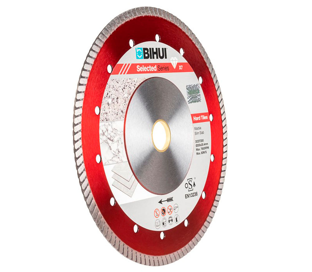 Алмазный отрезной диск B-TURBO BIHUI DCDT200 200мм турбо photo 4