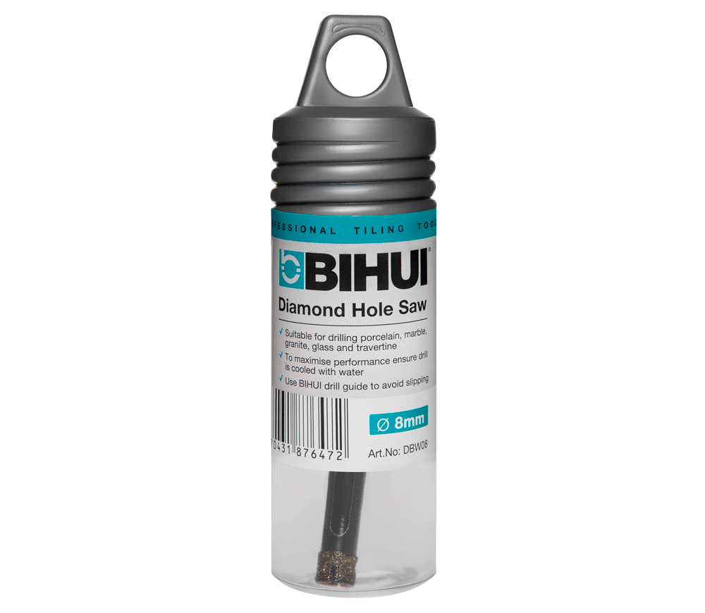 Коронка алмазная по керамограниту BIHUI DBW08 8мм photo