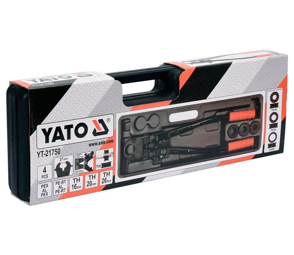 Клещи обжимные YATO YT21750 PEX-AL-PEX/PERT-AL-PERT/TH16/TH20/TH26 photo 3