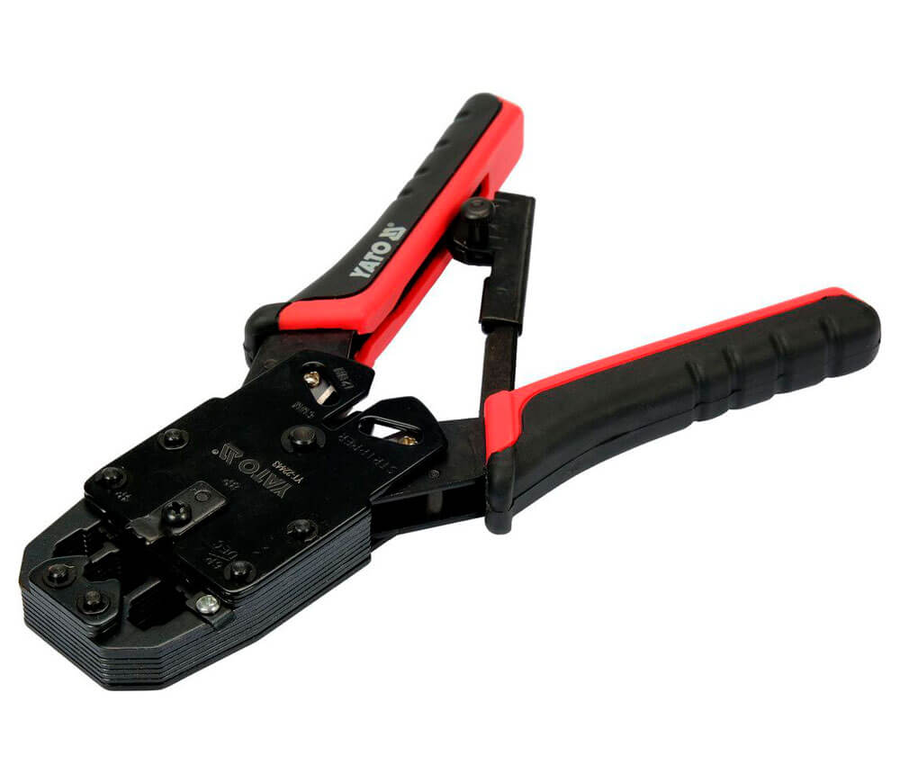 Клещи обжимные YATO YT22443 RJ10/ RJ11/ RJ12/ RJ45 photo 1