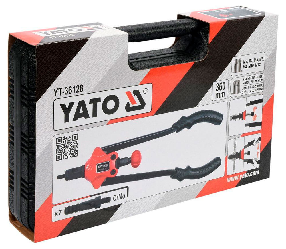 Заклёпочник ручной YATO YT36128 photo 3