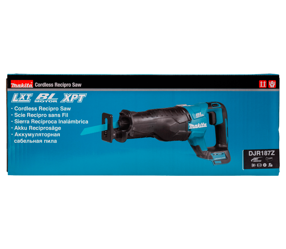 Сабельная пила аккумуляторная (без аккумуляторов) MAKITA DJR187Z 18В photo 4