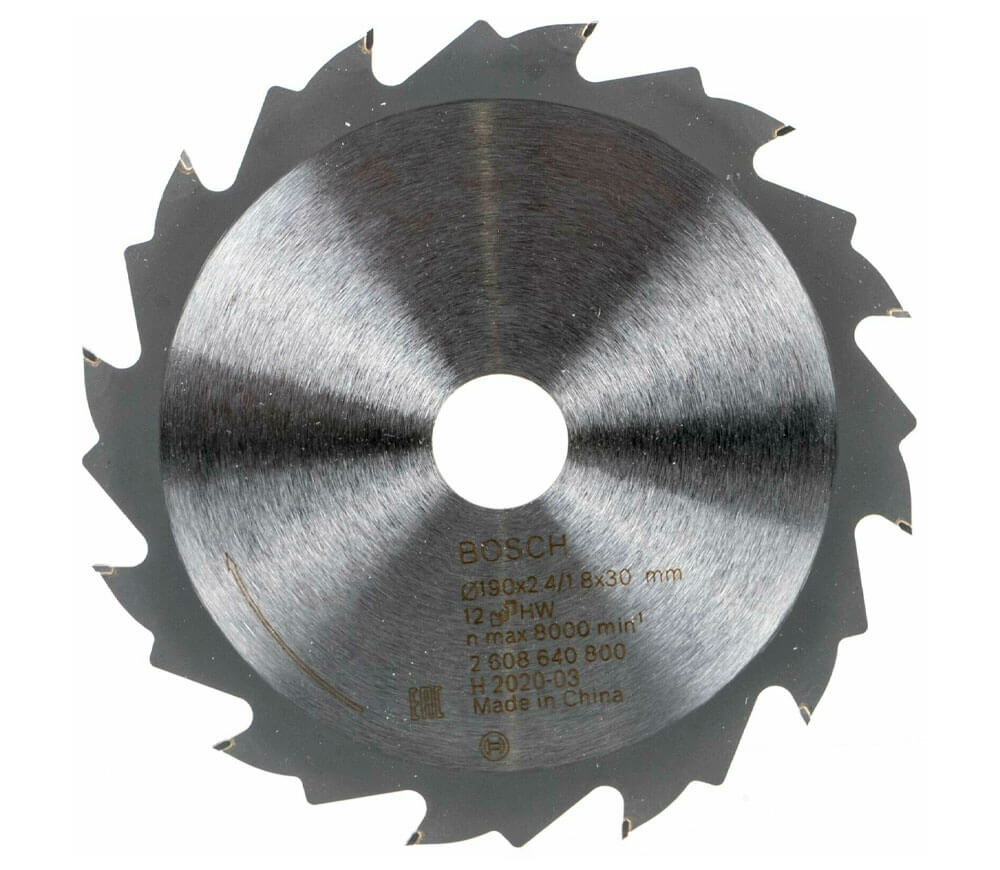 Пильный диск BOSCH 2608640800 190мм 12T photo 0