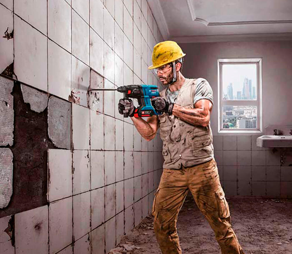 Перфоратор аккумуляторный (без аккумуляторов) BOSCH GBH 180-Li 2Дж 18В photo 5