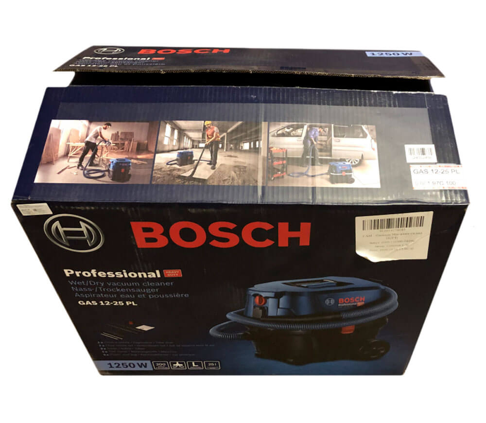 Пылесос промышленный BOSCH GAS 12-25 PL 1250вт 200мбар 25л photo 6